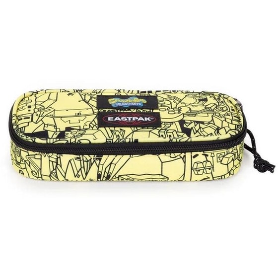 Κασετίνα Οβάλ Eastpak Single All Over Yellow image 0