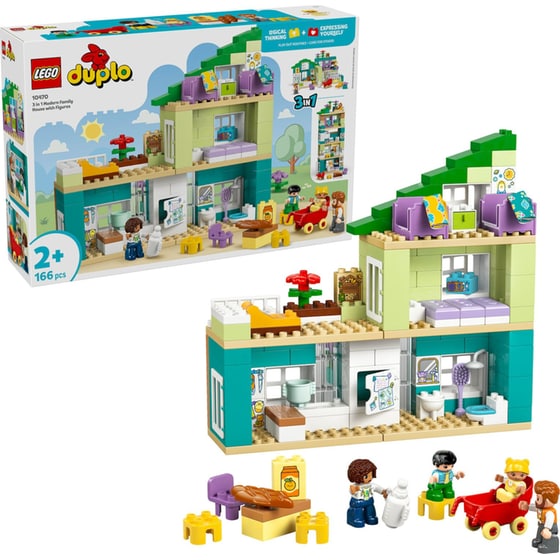 LEGO® Duplo® 3 in 1 Modern Family House with Figures (10470) image 2
