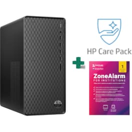 Desktop HP M01-F1009nv (Intel Core i3-10100/8GB/256GB SSD/Intel UHD 630/Win10Home) + Antivirus ZoneAlarm για 2 έτη και HP Care Pack