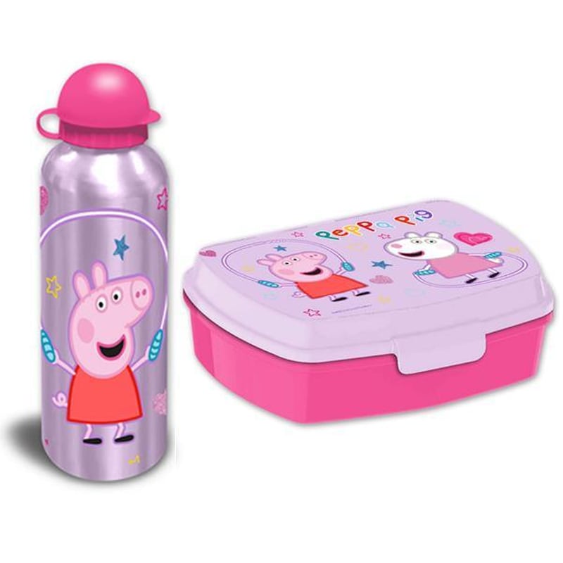 EUROSWAN Σετ Φαγητοδοχείο Παγούρι 500ml Peppa Pig