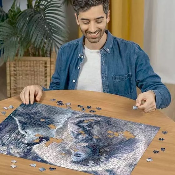 Παζλ Ravensburger Moonlight Magic - Λύκοι (1000 Κομμάτια) image 2