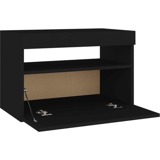 Έπιπλα Τηλεόρασης VidaXL Μοριοσανίδα 2 Τμχ 60x35x40cm - Μαύρο image 11