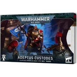 Index Cards: Adeptus Custodes Warhammer 40k GAMES WORKSHOP