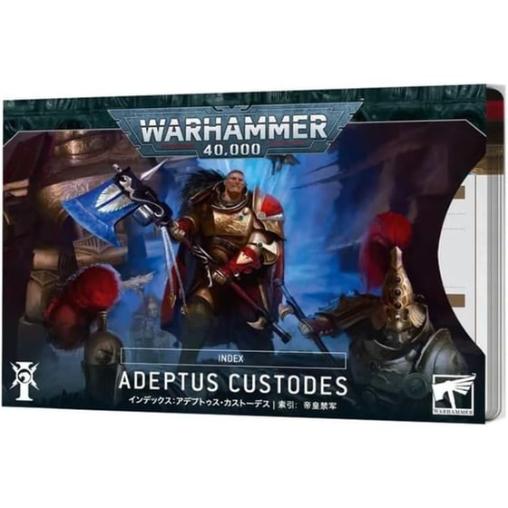 Index Cards: Adeptus Custodes Warhammer 40k GAMES WORKSHOP image 0