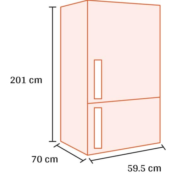 MIDEA MDRB521MGA46O Total No Frost 368 Lt Inox Ψυγειοκαταψύκτης image 1
