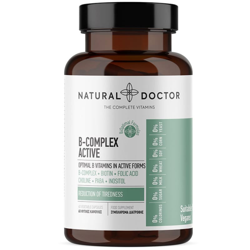 Natural Doctor B-complex Active - 60 κάψουλες