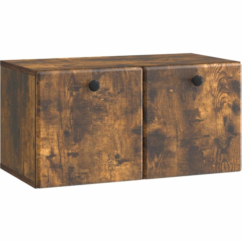 Επιτοίχιο Έπιπλο Τηλεόρασης VidaXL 59.5x31x30 cm - Καφέ Δρυς