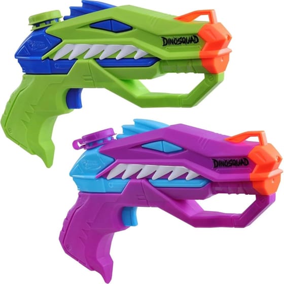 Εκτοξευτήρας Hasbro Nerf Dinosquad Super Soaker Raptor-Surge Dual Pack (F8436) image 1