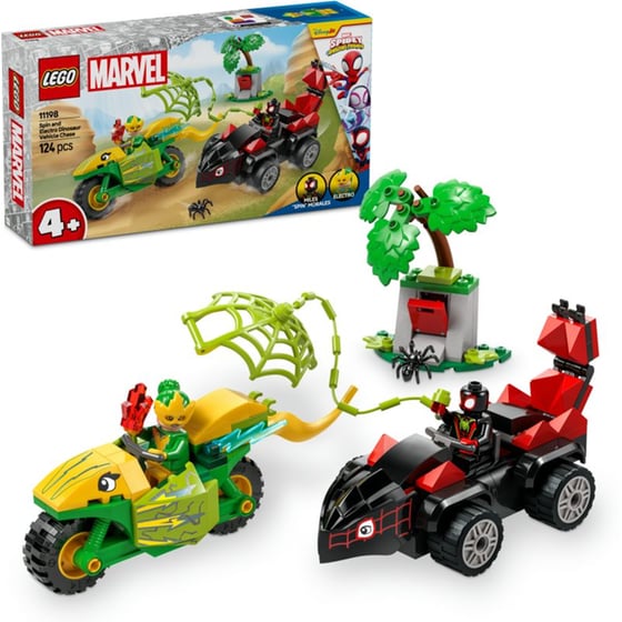 LEGO® Marvel Spin and Electro Dinosaur Vehicle Chase (11198) image 4