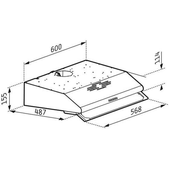 PYRAMIS 065029502 60cm Inox Απορροφητήρας Ελεύθερος image 1