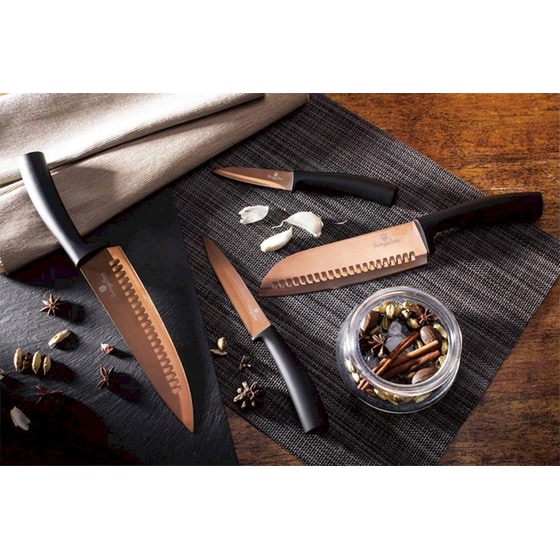 Σετ Μαχαίρια Berlinger Haus Metallic Line Rose Gold Collection από Ανοξείδωτο Ατσάλι 4 Τμχ image 2