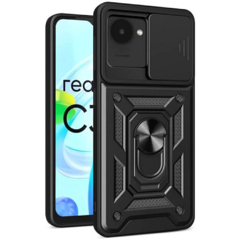 BODYCELL Θήκη Realme C30 - Bodycell Armor Slide - Μαύρο
