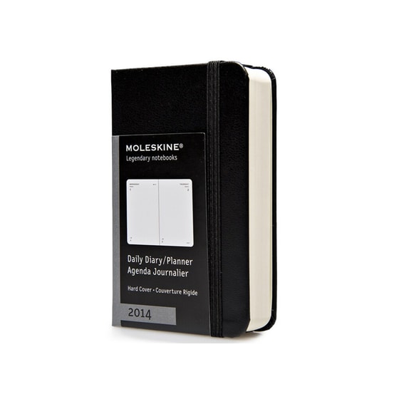 DAILY PLANNER 2014 BLACK COVER XS image 0