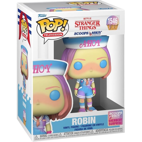 Funko Pop! Television - Stranger Things - Robin (Scoops Ahoy) #1546 image 1