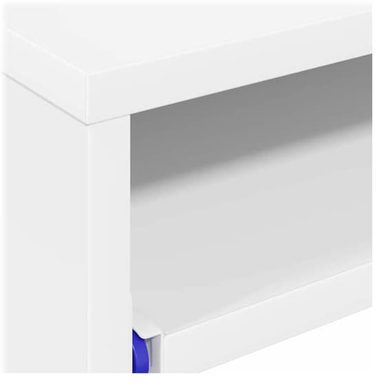 Γραφείο VidaXL από Επεξεργασμένο Ξύλο 77,5x43x79 cm - Λευκό image 8