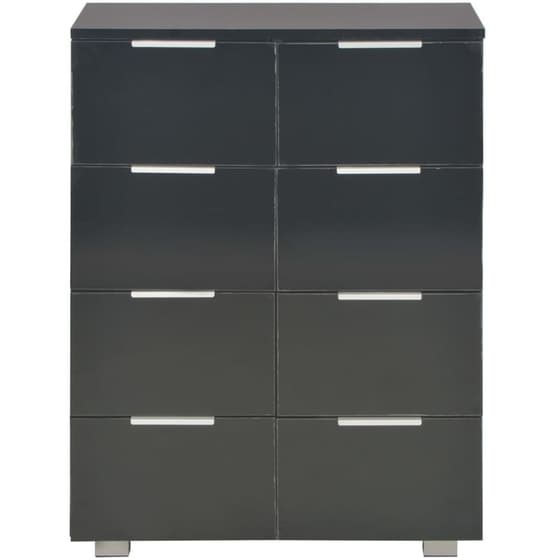 Συρταριέρα Vidaxl από Μοριοσανίδα 60x35x80cm - Μαύρο image 2