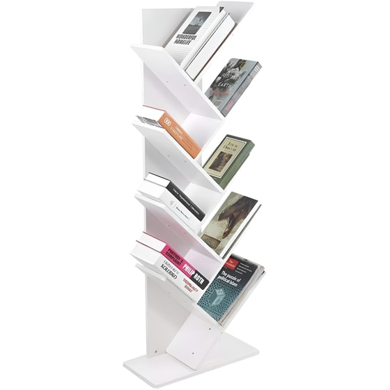 Βιβλιοθήκη Vasagle LBC11WTV1 από Μοριοσανίδα 50x141.5 cm - Λευκή image 1