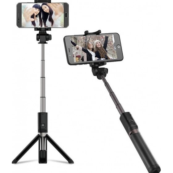 Selfie Stick και Τρίποδο για Κινητό με Bluetooth Andowl Q-A60 - Μαύρο image 0