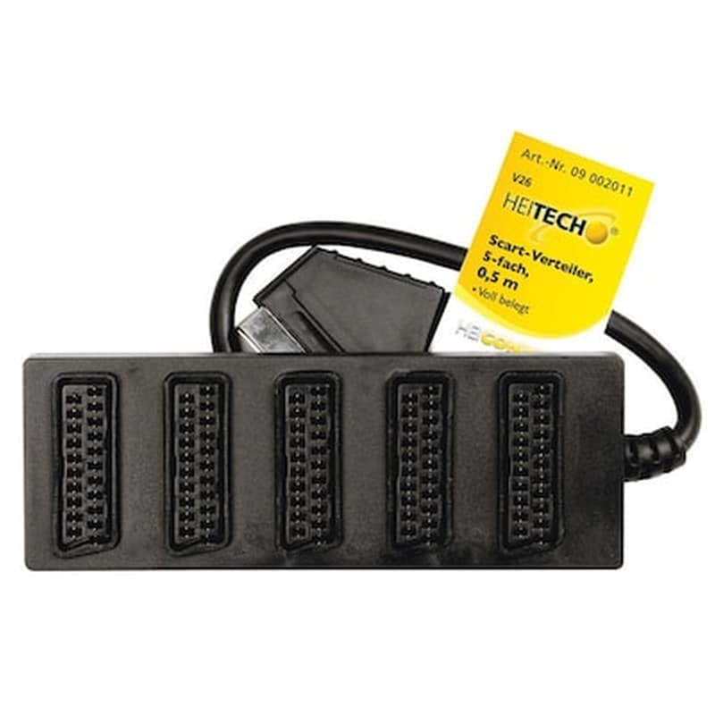 HEITECH Switch Heitech Scart male σε 5x Scart female