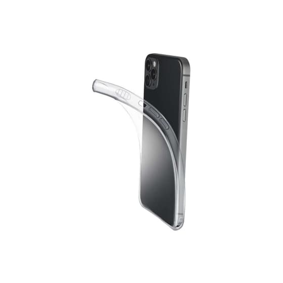 Θήκη Cellular Line Fine Back Cover Σιλικόνης Διάφανο (iPhone 12 / 12 Pro) image 0
