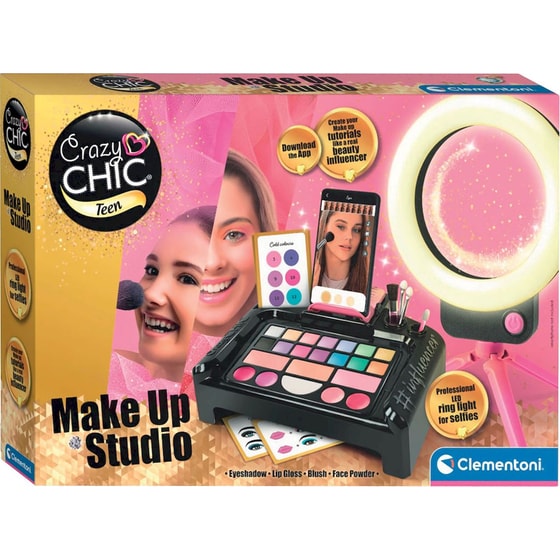 Clementoni Crazy Chic Make Up Studio Παιδικό Σετ Μακιγιάζ Παλέτα image 0
