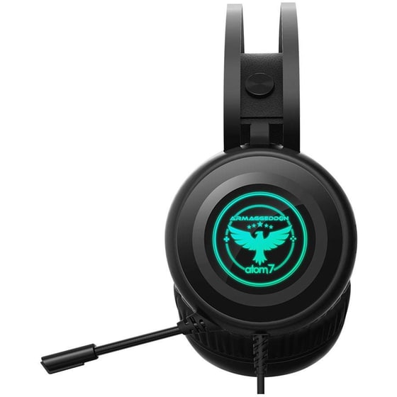 Ακουστικά Headset Armaggeddon ATOM 7 με Μικρόφωνο - Μαύρο image 1