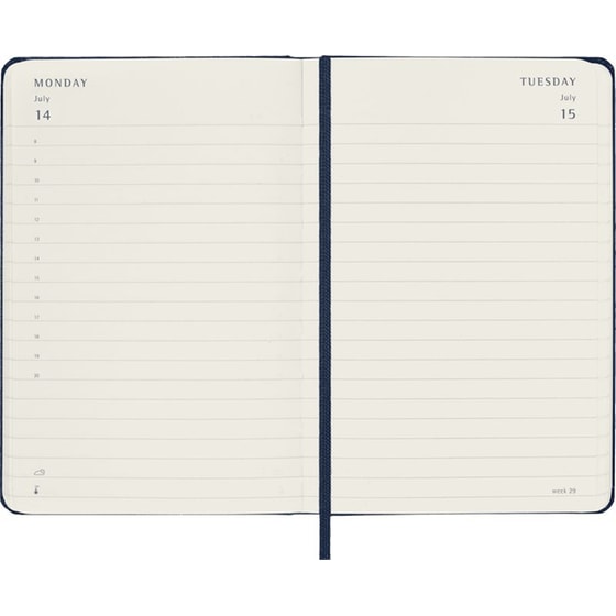 Ημερολόγιο Ημερήσιο Moleskine 2025 12M Pocket Blue Hard image 4