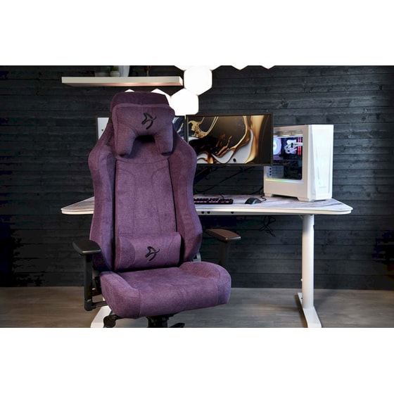 Καρέκλα Gaming Arozzi Vernazza Soft Fabric™ SFB-PP Υφασμάτινη - Μωβ image 3