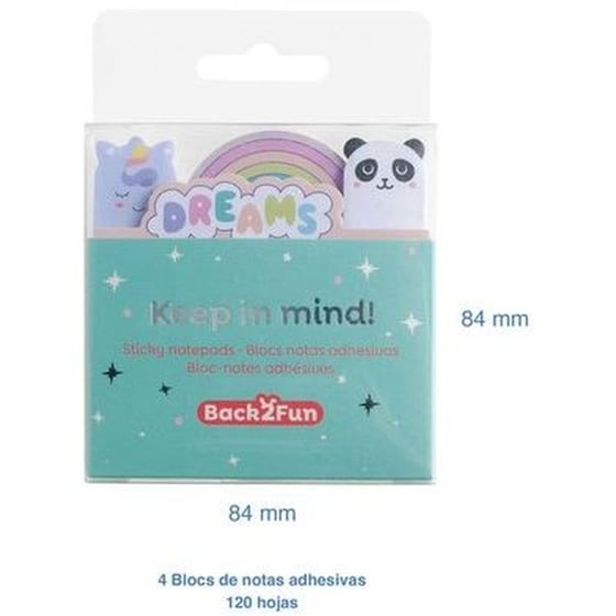 Αυτοκόλλητα Χαρτάκια Miquelrius Dreams (120 Φύλλων - 4 Τεμάχια) image 4