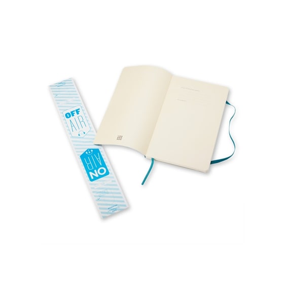 Σημειωματάριο Moleskine Softcover Plain Underwater Blue - Large image 1