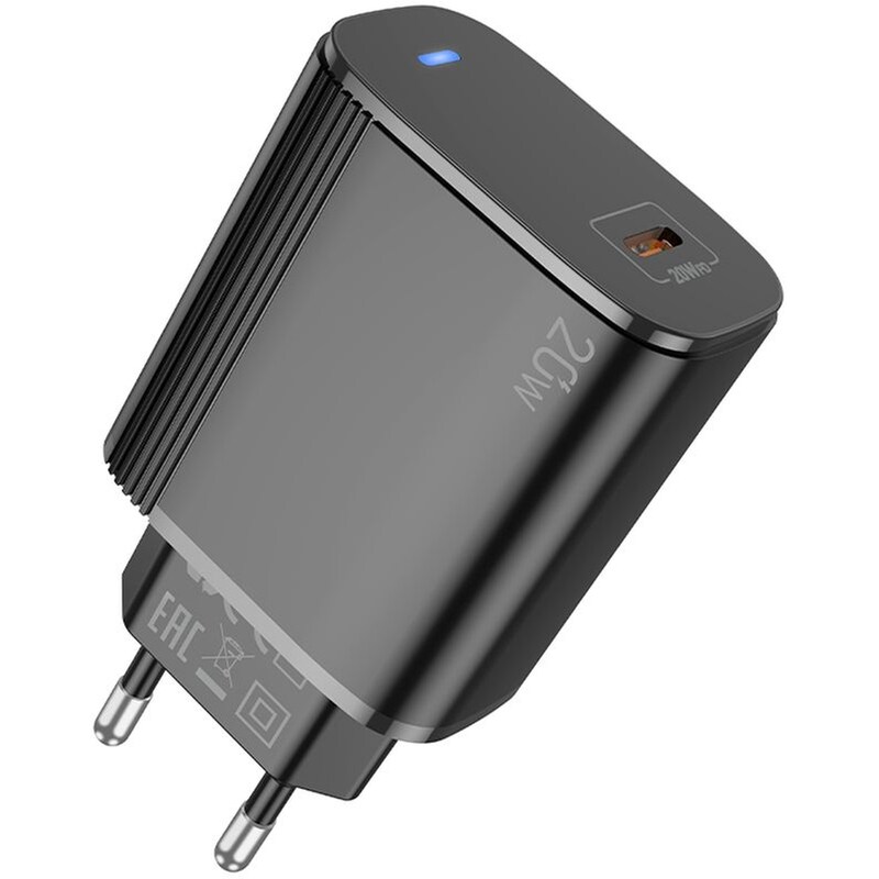 Φορτιστής Πρίζας Lamtech LAM112716 USB‑C 20 W - Μαύρο