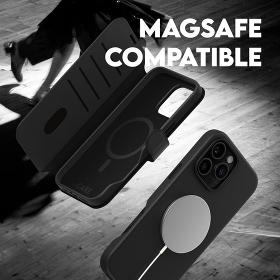 Θήκη Apple iPhone 16 Pro Max - PanzerGlass MagSafe Tango Two-In-One Wallet Case - Black image 7