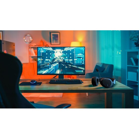 JVC GG-01W Gaming Ασύρματα Ακουστικά 2.4 GHz - Μαύρα image 7