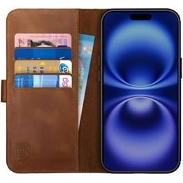 Θήκη Apple iPhone 16 Pro Max - Rosso Deluxe Δερμάτινη - Brown