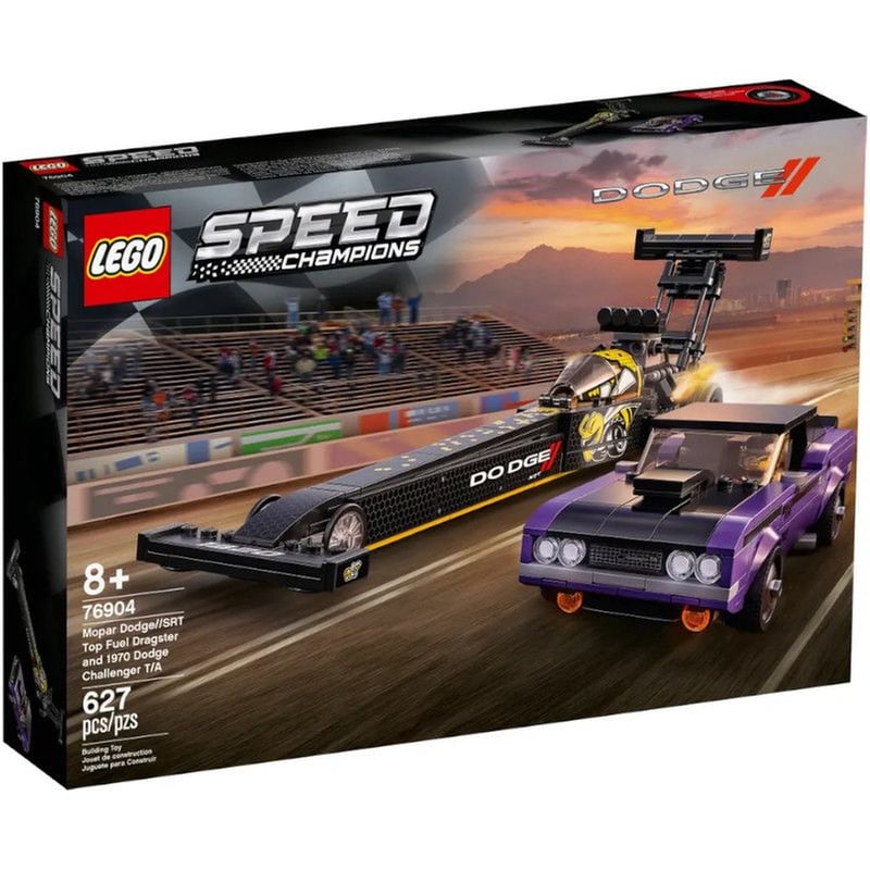 LEGO LEGO® Speed Champions Mopar Dodge SRT Top Fuel Dragster and 1970 Dodge Challenger (76904)