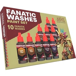 The Army Painter - Warpaints Fanatic: Washes Paint Set (10 Χρώματα Μοντελισμού (18ml)