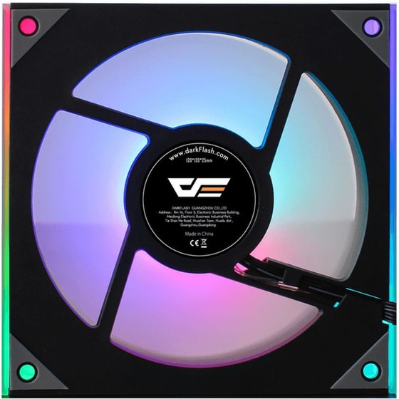Case Fan Darkflash DM8 120mm ARGB 1-pack - Πολύχρωμο image 2