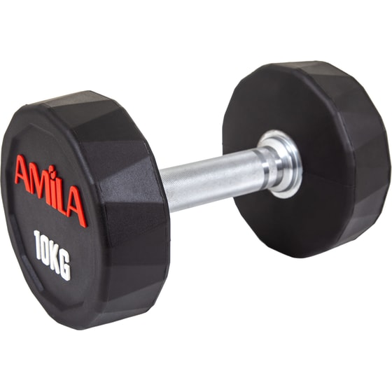 Βαράκι 10 kg Amila Πολυγωνικό 94357 1 Τμχ - Μαύρο image 0