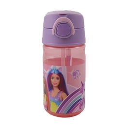 Παγούρι Gim Barbie με Καλαμάκι 350 ml Ροζ