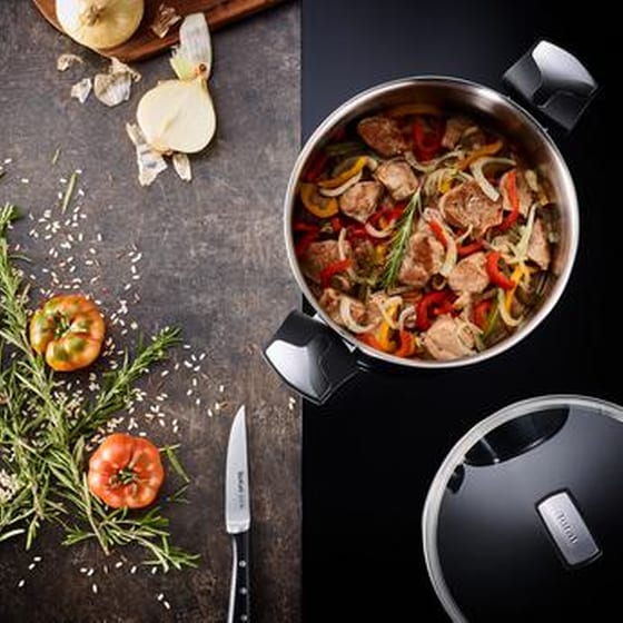 Κατσαρόλα Βαθιά TEFAL EMOTION E30146 από Ανοξείδωτο Ατσάλι 24 cm / 5.2 L Inox image 4