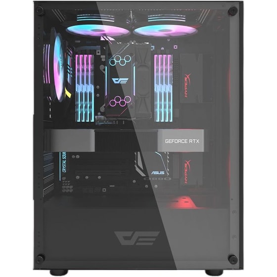 Κουτί Desktop Darkflash DK100 Midi Tower - Black image 4