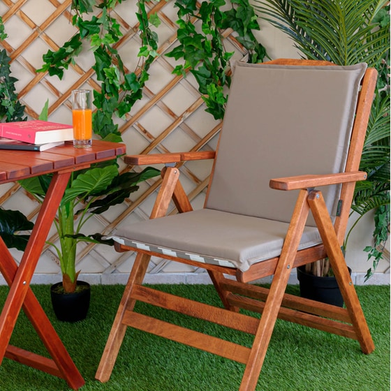 Μαξιλάρι Καρέκλας 2 Όψεων Be Comfy 1401 45x92x5cm - Εκρού/Μπεζ image 1