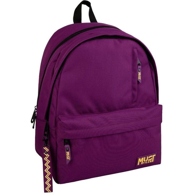 Τσάντα Πλάτης Must Team Monochrome Classic Βιολετί με Κίτρινο 25L