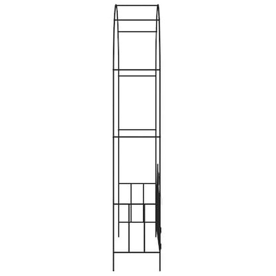 Vidaxl Αψίδα Κήπου Με Πόρτα Μαύρη 138 X 40 X 238 Εκ. Σιδερένια image 3