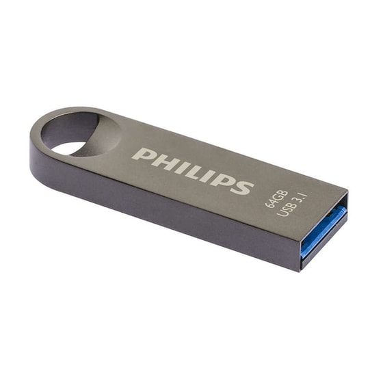 Philips Moon 64GB USB 3.1 Stick Ασημί image 1