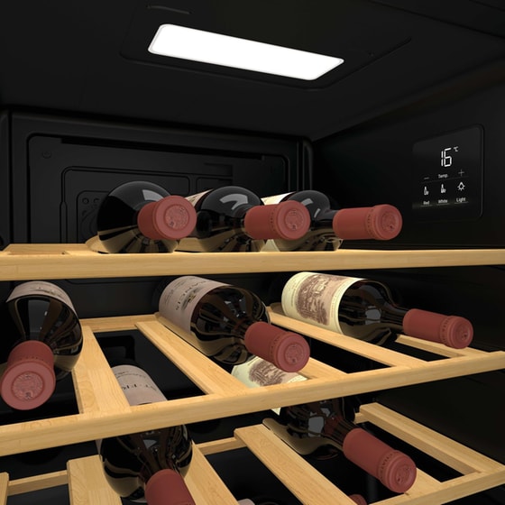 CANDY CWC023 για 23 Μπουκάλια Μαύρο Συντηρητής Κρασιών image 9