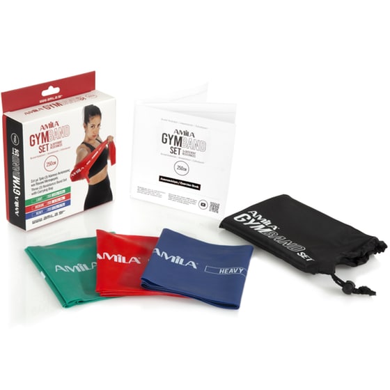 Σετ Λάστιχα Γυμναστικής Amila Gymband 2.5m image 1