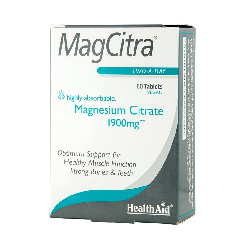 Μέταλλα Health Aid Magcitra 1900mg - 60 ταμπλέτες