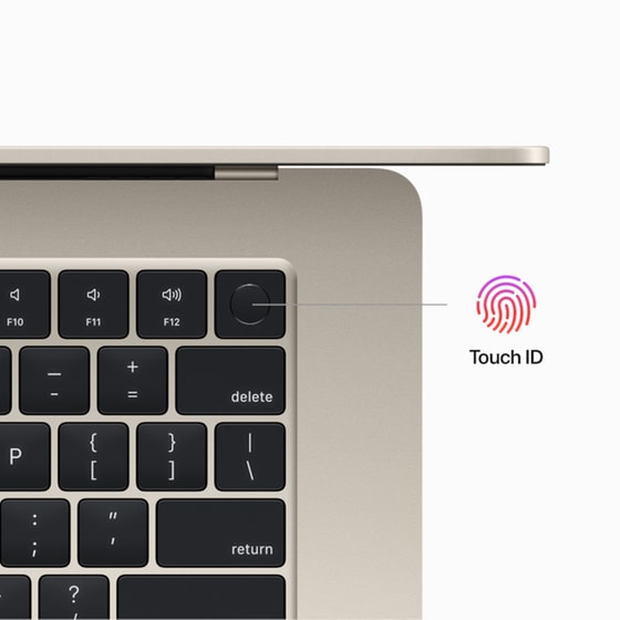 Apple MacBook Air with M2 Chip 15.3" QHD+ (Apple M2/8 Cores/8GB/512GB SSD/Mac OS) Starlight image 7