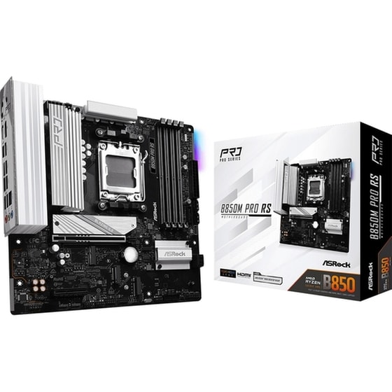 ASRock B850M Pro RS Motherboard Micro ATX με AMD AM5 Socket 90-MXBR6-A0UAYZ image 2